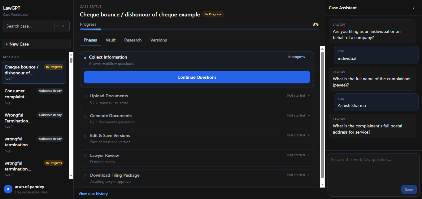 See LawGPT in 30 seconds video preview